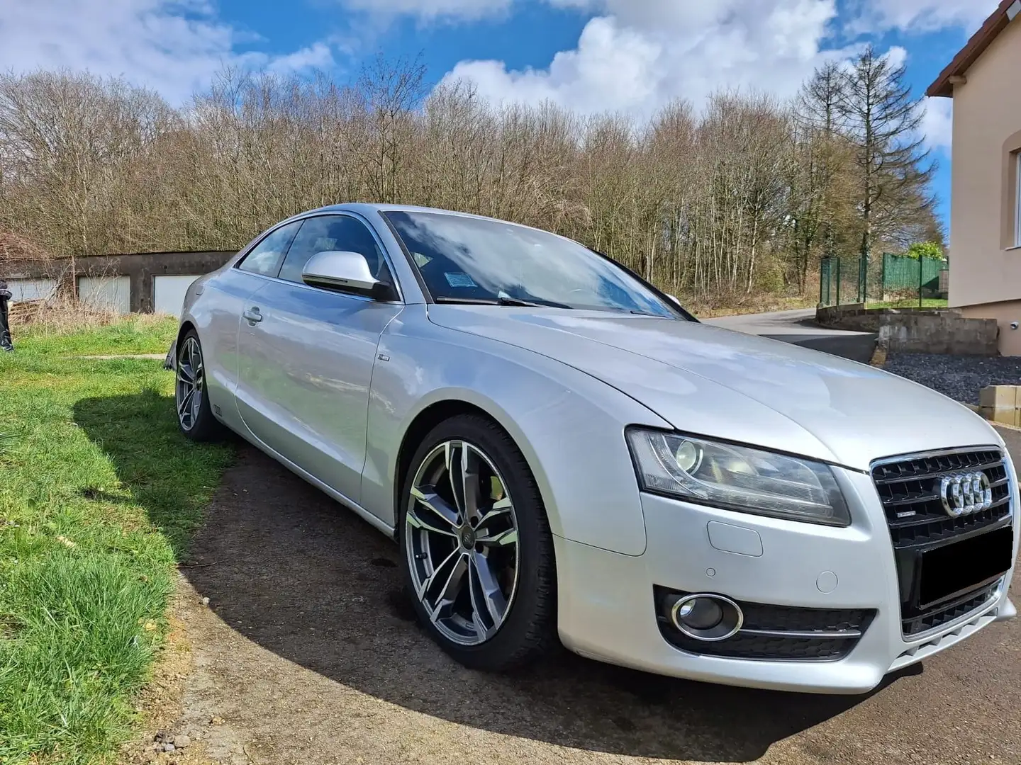 Audi A5 S-line Argent - 1