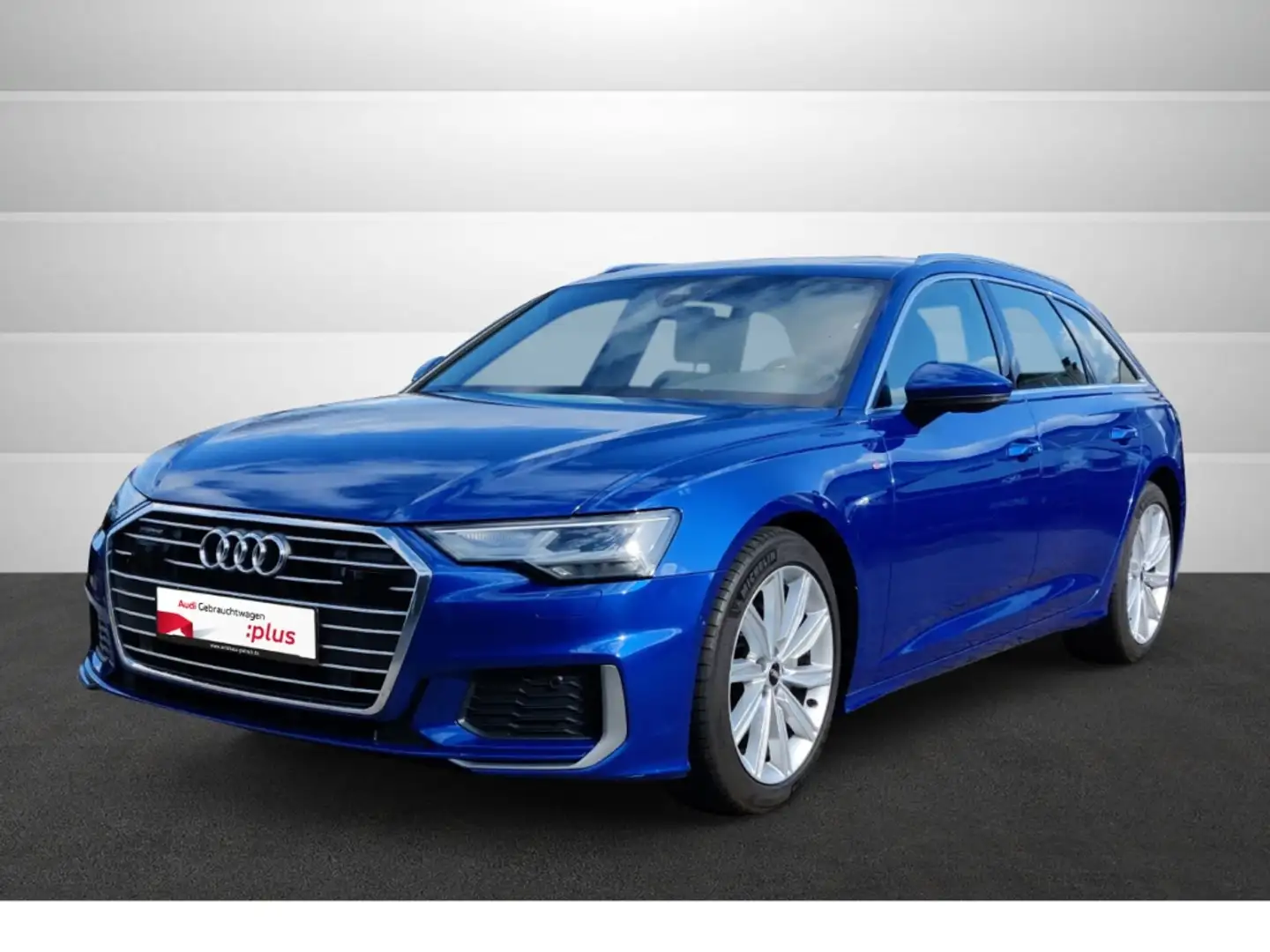 Audi A6 Avant 40 TDI S-Line quattro STHZ AHK Navi Leder Blau - 2