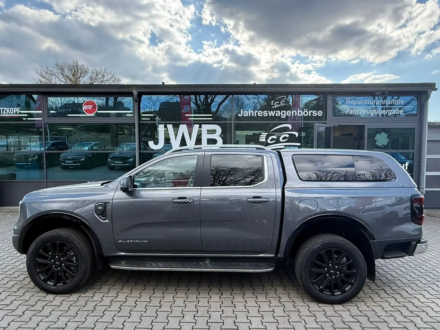 Ford Ranger Platinum 3,0d Hardtop AHK Diff AHK 360° Tech93 Gris - 2