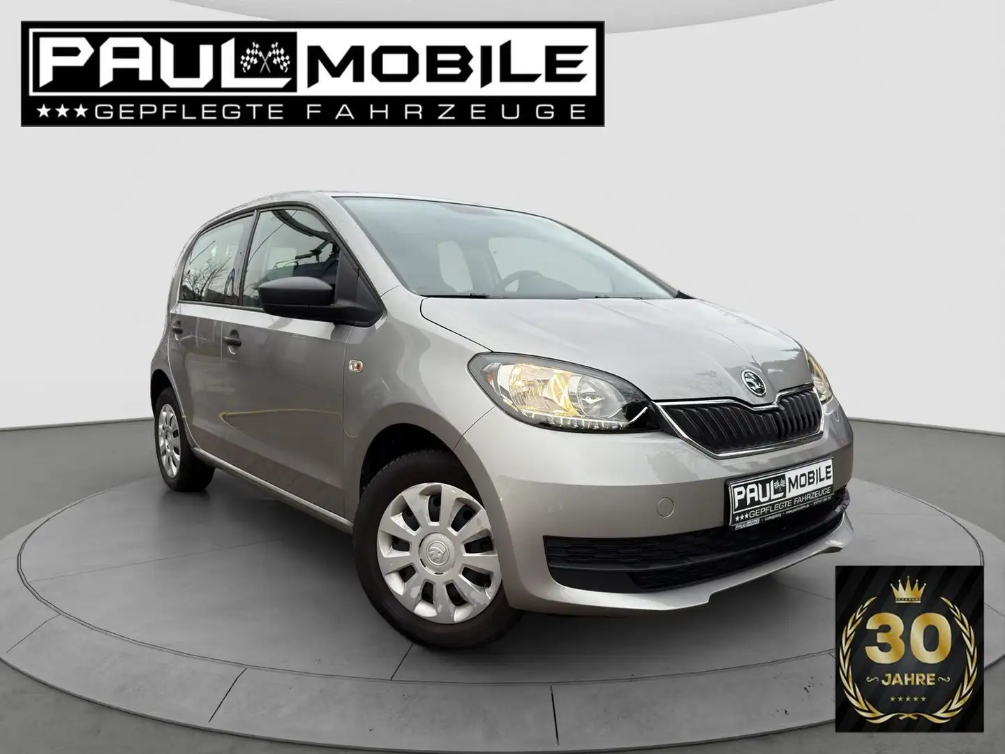 Skoda Citigo Active 5-türer Klima DAB ZV Euro6d-Temp Silber - 1