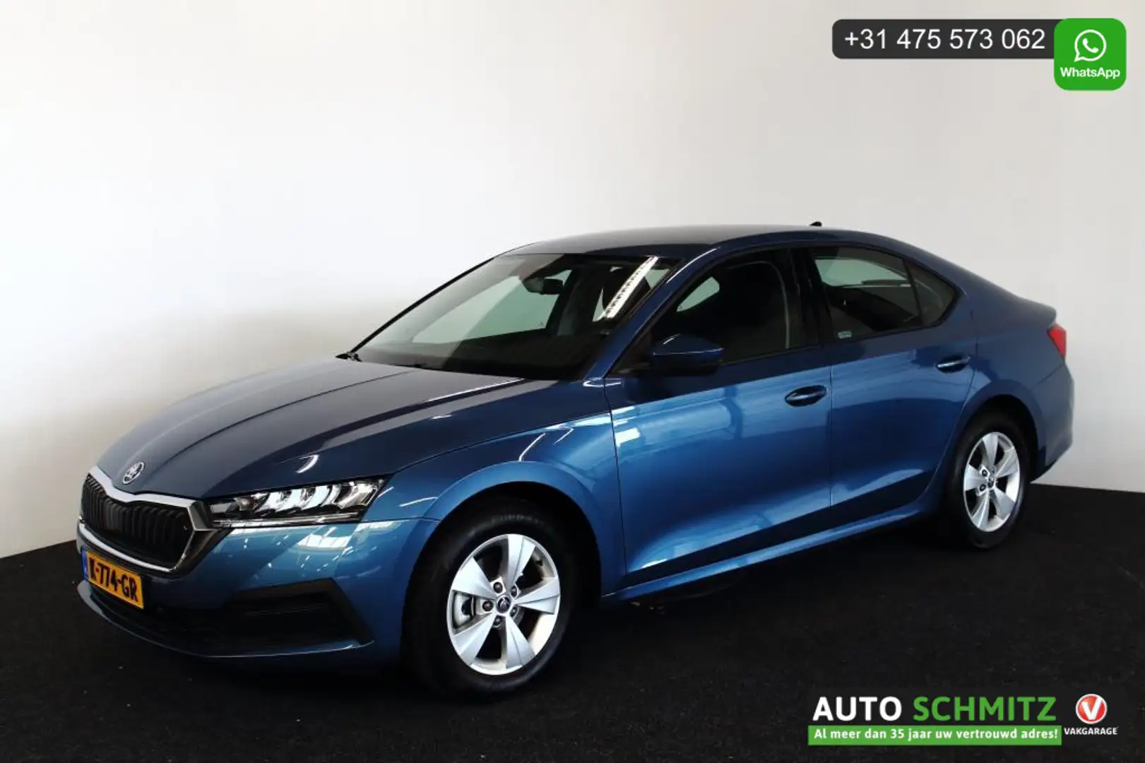 Skoda Octavia 1.0 e-TSI Ambition *Airco/PDC/Trekhaak* Blauw - 2