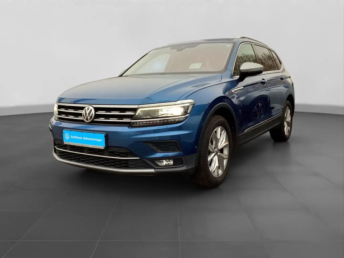 Volkswagen Tiguan Allspace 2.0 TDI DSG 4M HIGHLINE AHL LED Blauw - 2