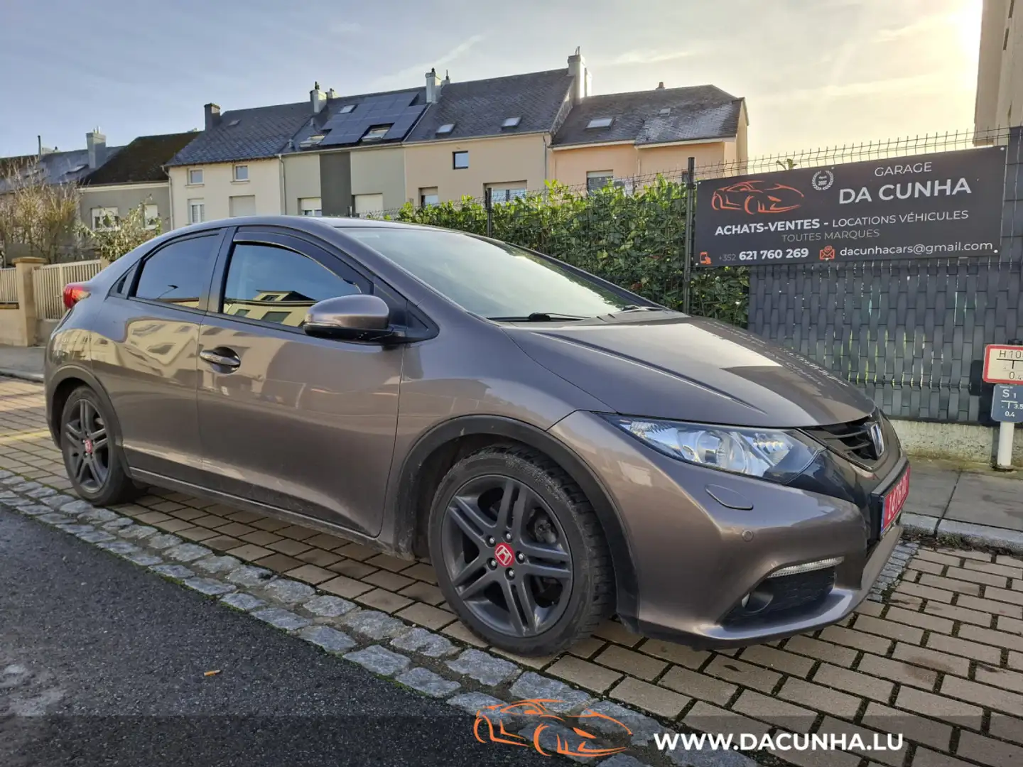 Honda Civic 1.6 i-DTEC Sport 120 Gris - 1