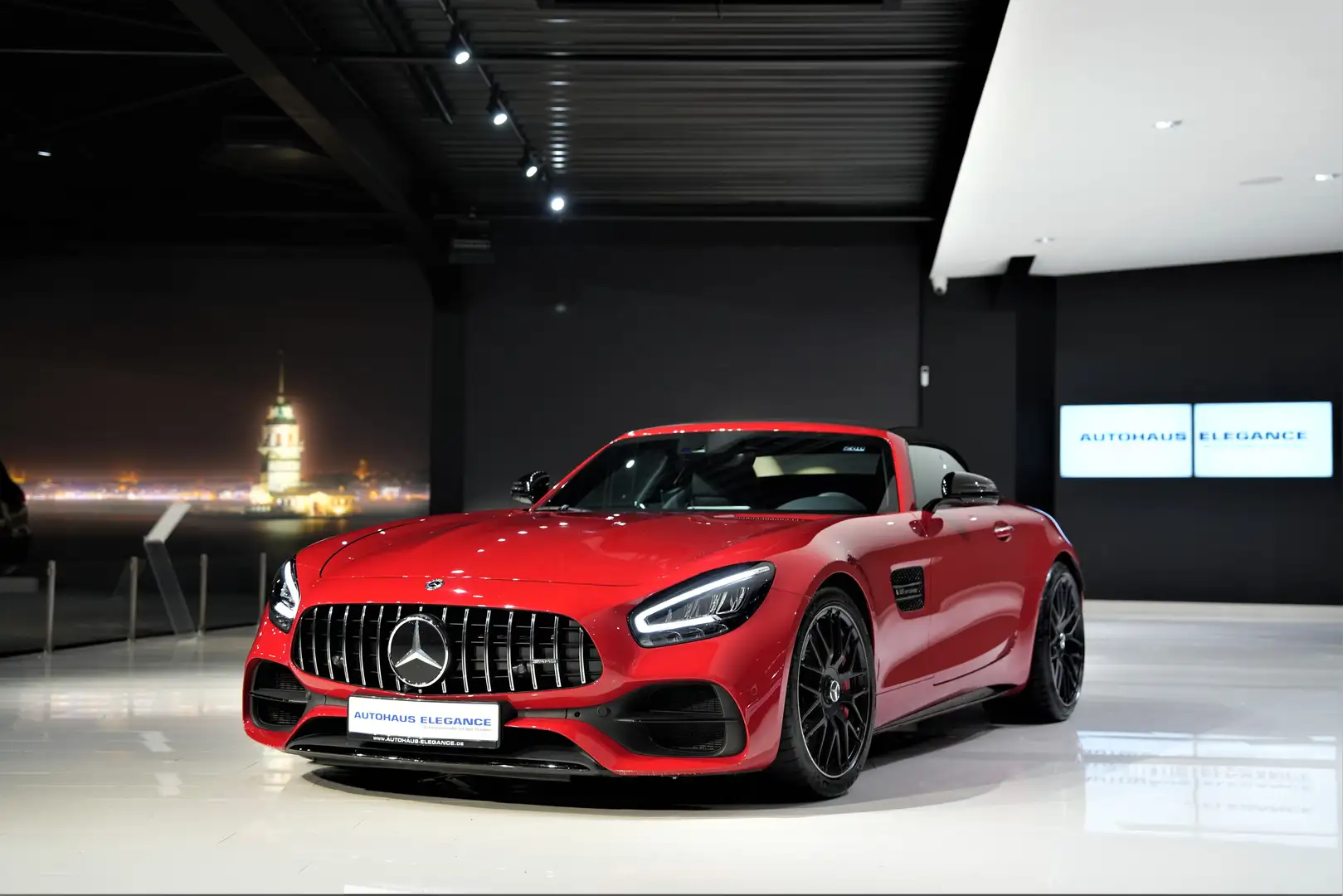 Mercedes-Benz AMG GT C Roadster*NIGHT*SPORTABGAS*NAPPA*BURM.* Rot - 1