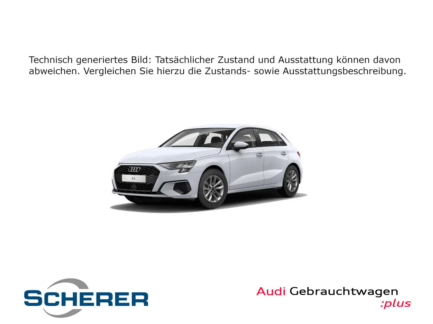 Audi A3 30 TDI NAVI PLUS SITZHZG PDC VIRTUA Weiß - 1