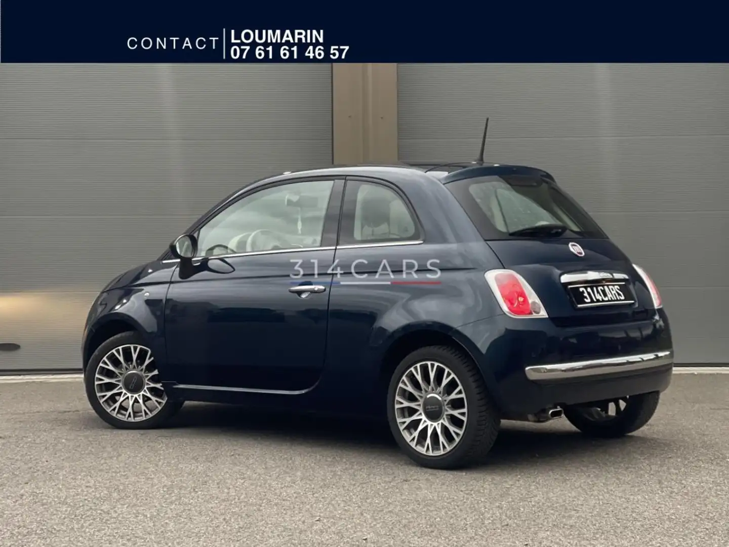 Fiat 500 1.2i - 69 BERLINE Lounge - Garantie 6 Mois Bleu - 2