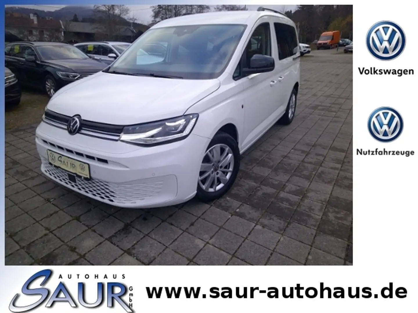 Volkswagen Caddy Life 1.5 TSI OPF*Klima*LED*StdHzg*Navi*R-Kamera*P Weiß - 1