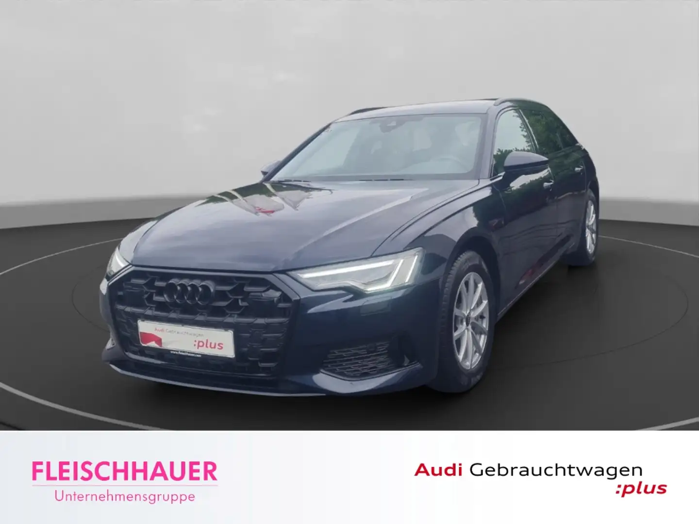 Audi A6 Avant 35 TDI advanced Pano+Matrix+AHK+Navi+CarPlay Blau - 1