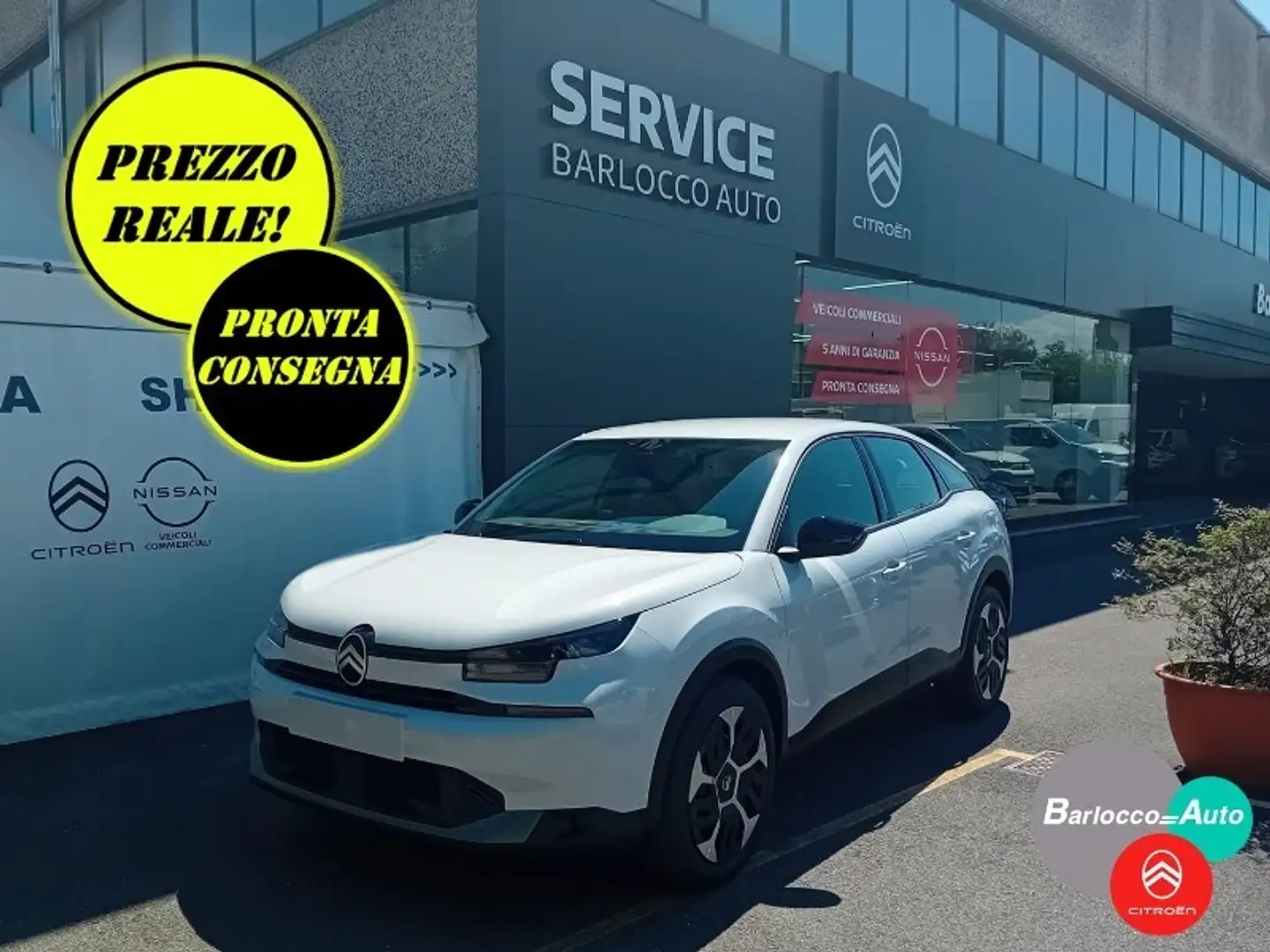 Citroen C4 Hybrid 145 e-DCS6 Plus - PREZZO REALE Bianco - 1