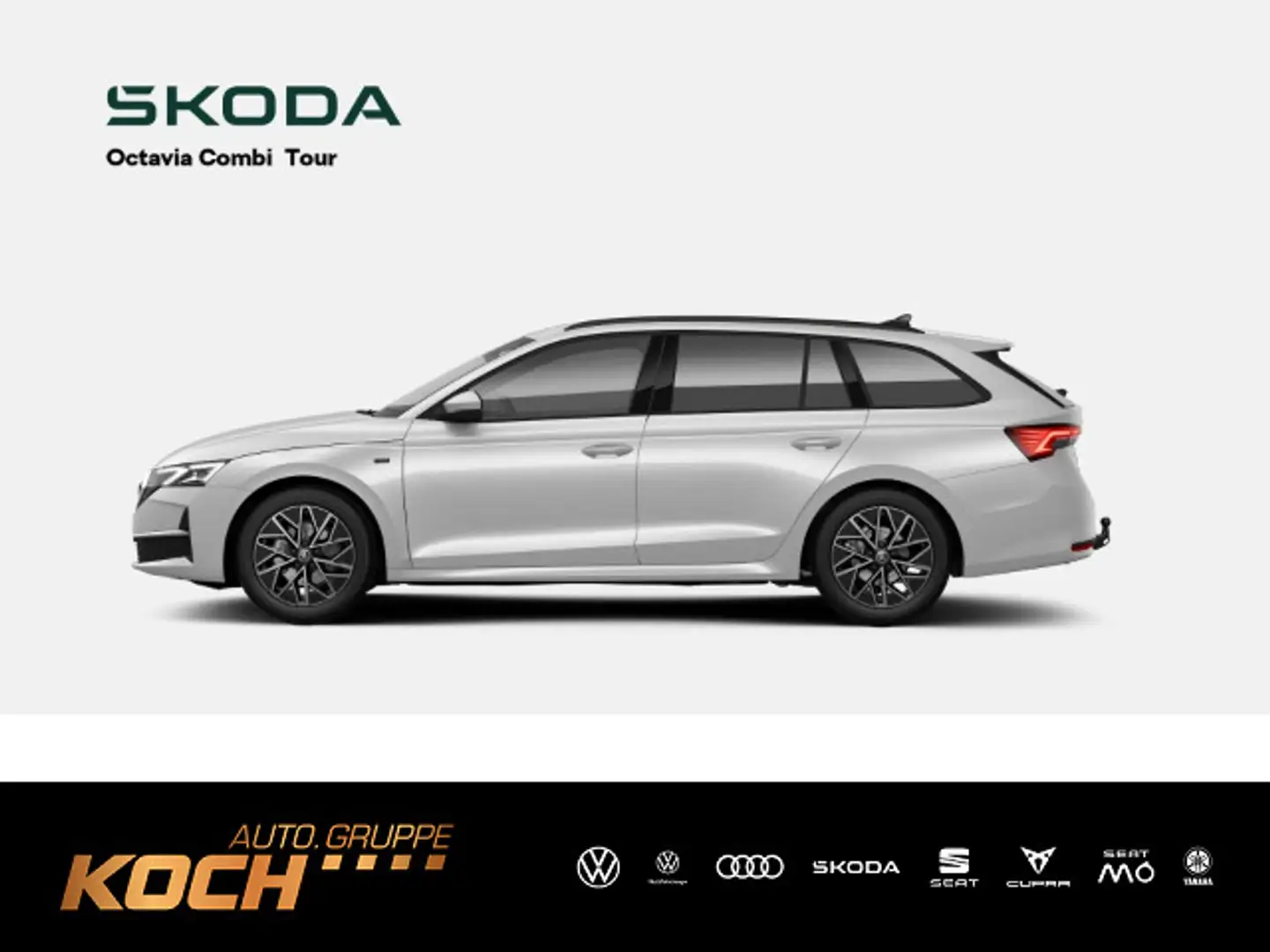 Skoda Octavia C. Tour*2.0TDI*DSG*NAVI*MATRIX-LED*AHK* Weiß - 1