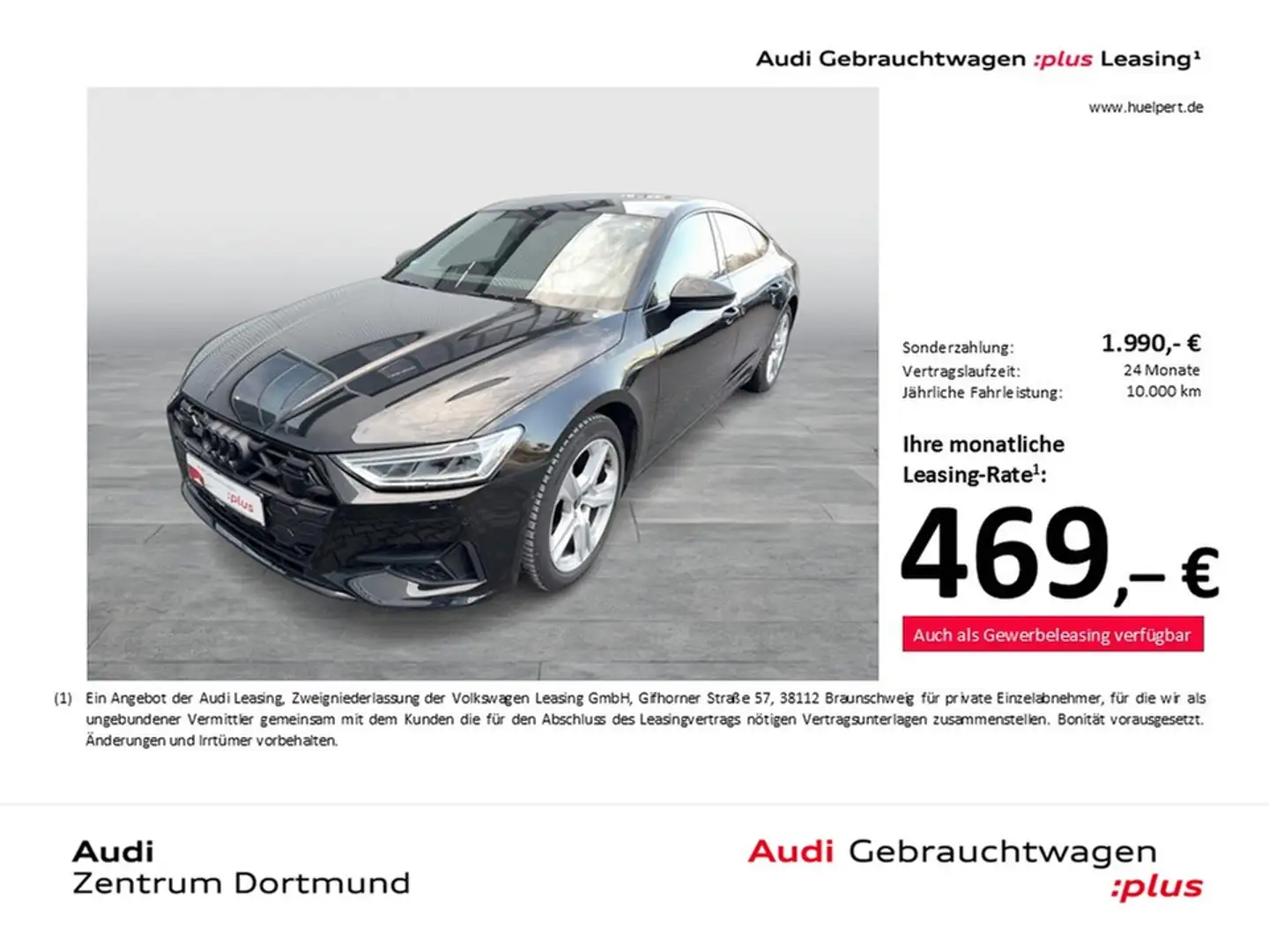 Audi A7 Sportback 50 quattro HYBRID AHK 360°CAM LM20 Negro - 1