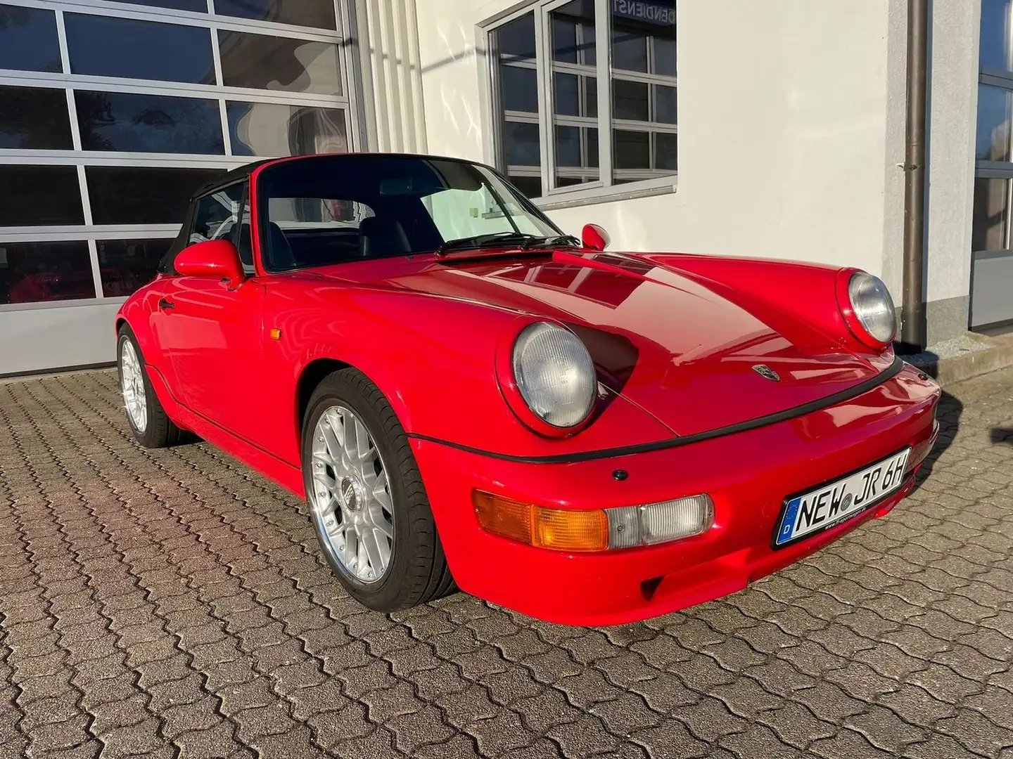 Porsche 964 Cabrio C4 DE Fahrzeug H-Kennzeichen Gemballa Rot - 2