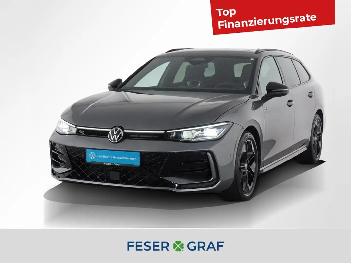Volkswagen Passat Variant TDI R-Line BlackStyle IQ-Light Gris - 1