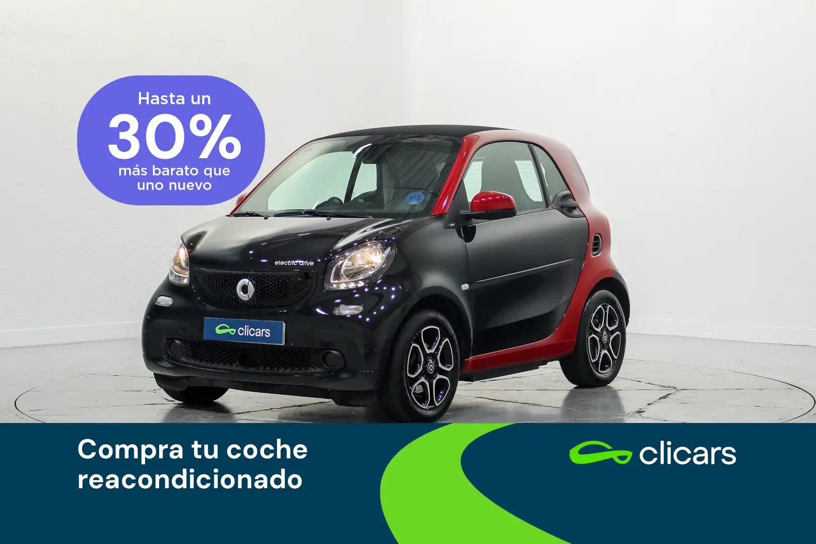 smart forTwo Coupé Electric Drive Negro - 1