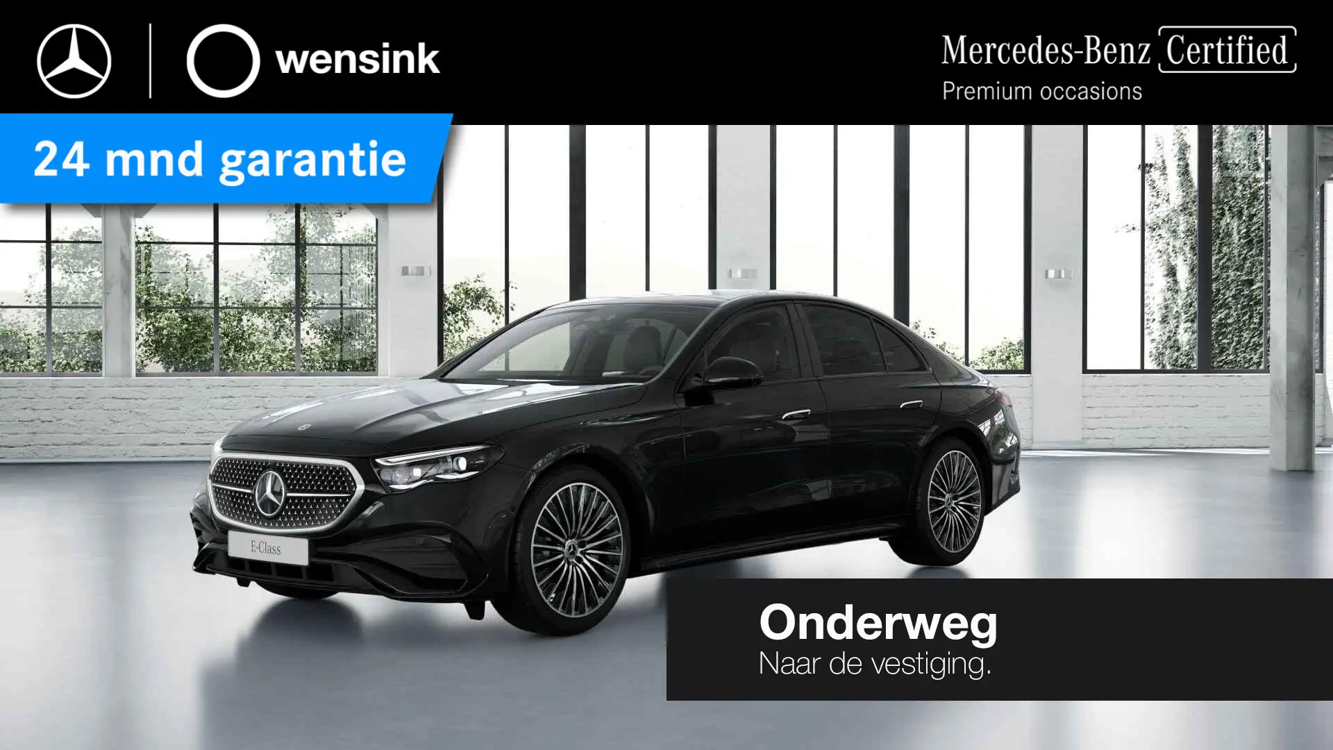 Mercedes-Benz E 300 e AMG Line | Panoramadak | Premium pakket | Burmes Noir - 1