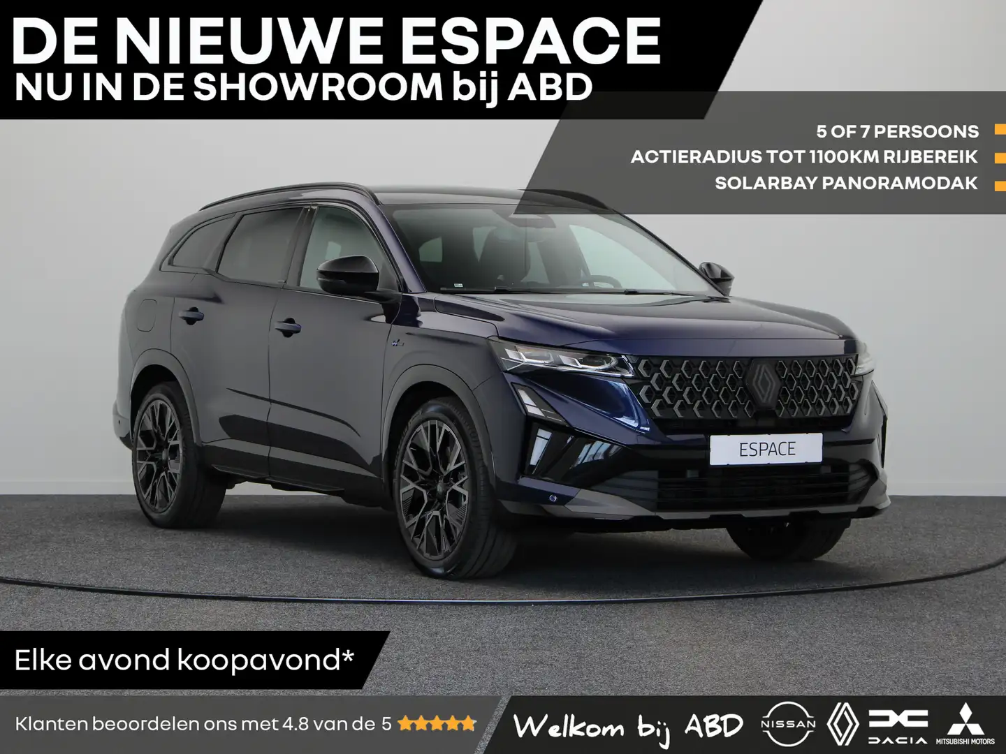 Renault Espace esprit Alpine Hybrid 200 | Achteruitrijcamera | Ad Blauw - 1
