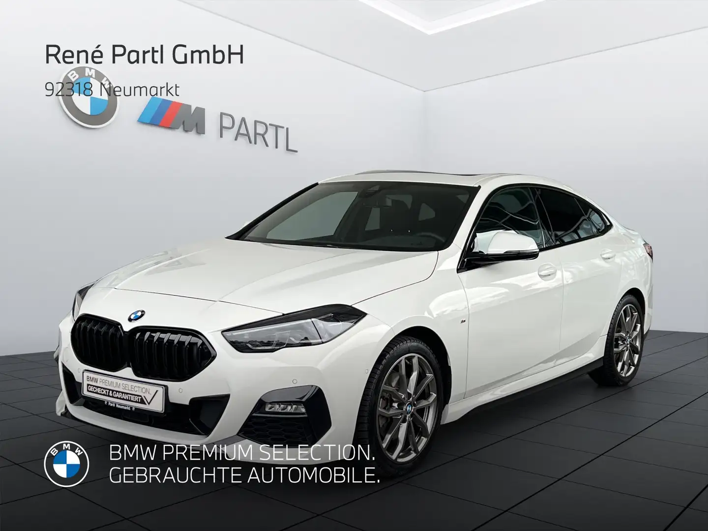 BMW 218 i GranCoupé M-Sport NAVI adapLED PANO ACC RFK Weiß - 1