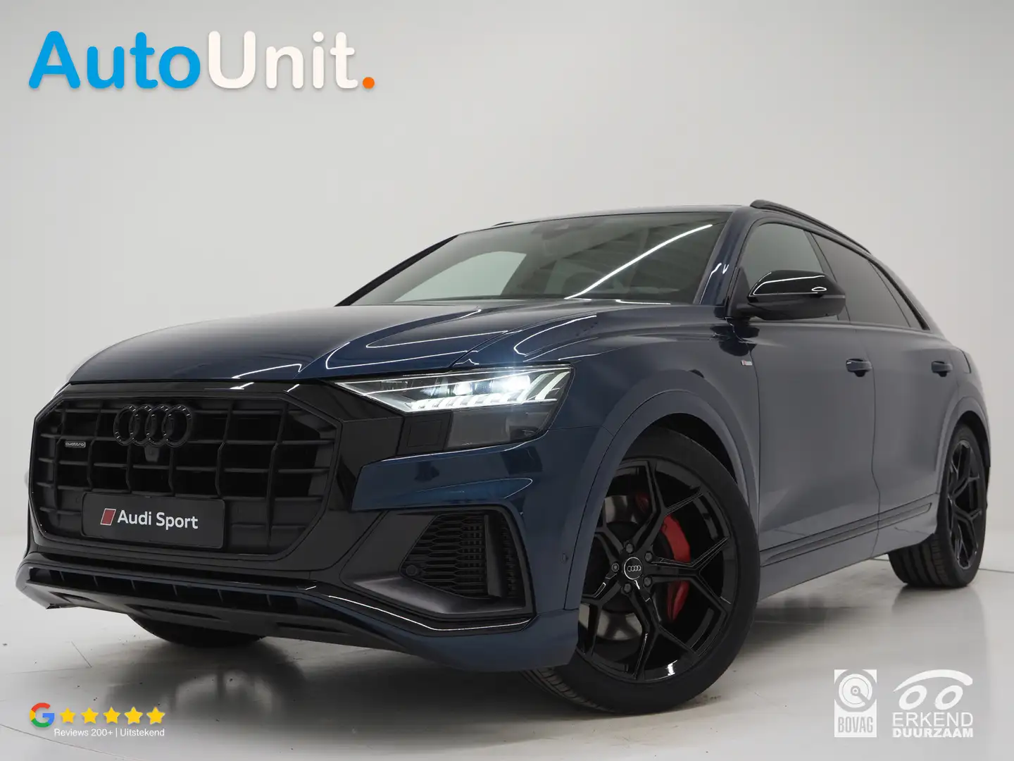 Audi Q8 60 TFSIe quattro Competition | Panoramadak | Lucht Blauw - 1