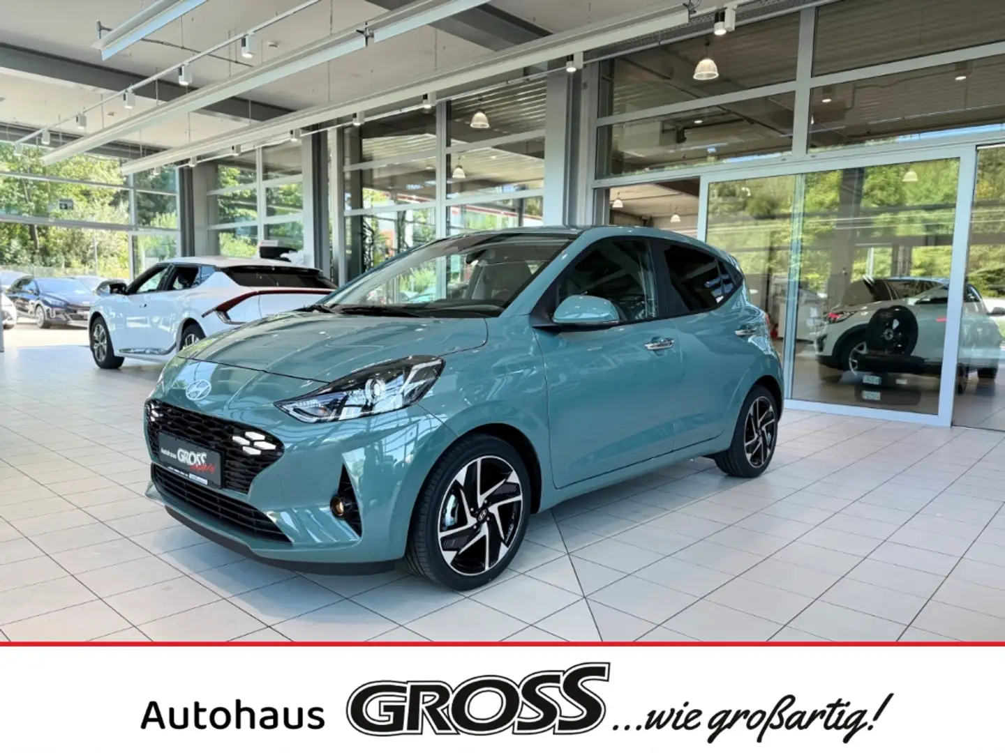 Hyundai i10 Prime 1.2 EU6e Sportpaket Navi Apple CarPlay Andro Grün - 1