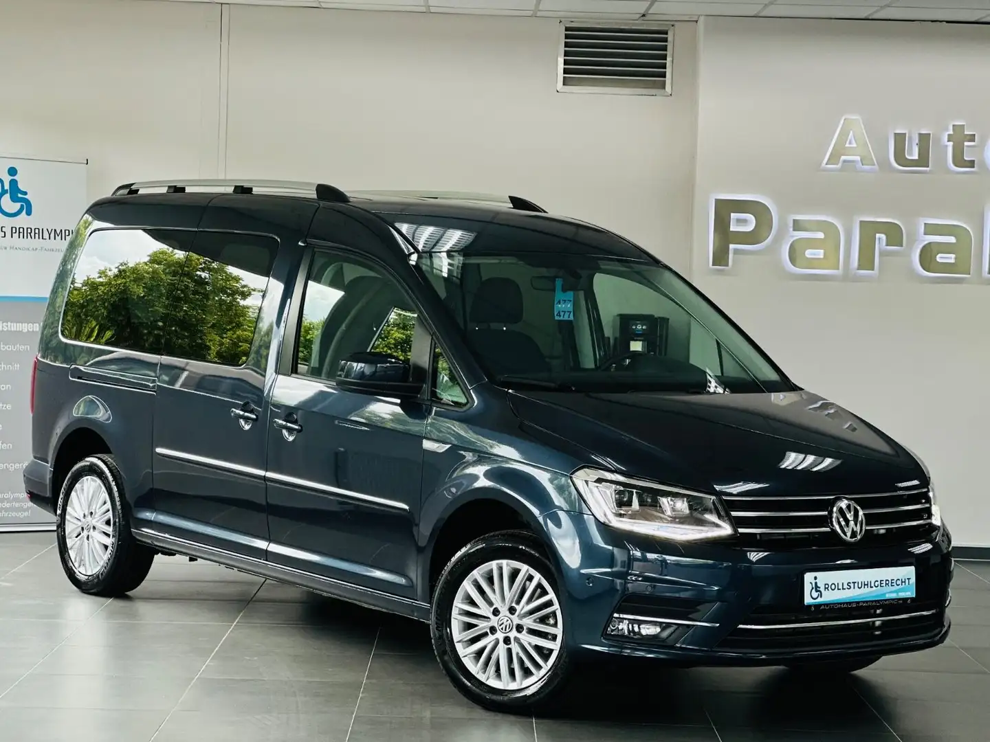 Volkswagen Caddy Maxi Highline DSG Behindertengerecht-Rampe Blau - 2