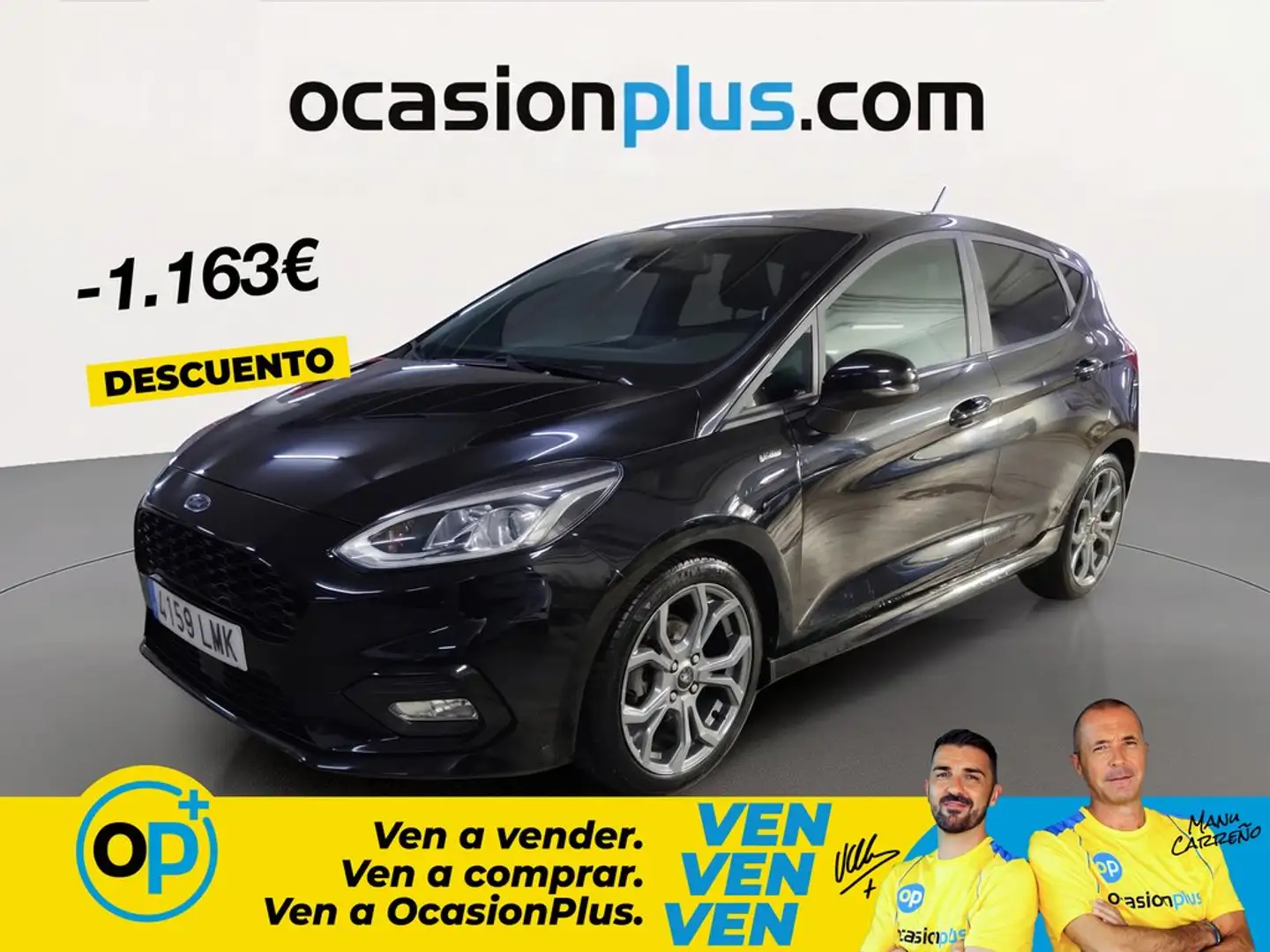 Ford Fiesta 1.0 EcoBoost S/S ST Line 95 Negro - 1