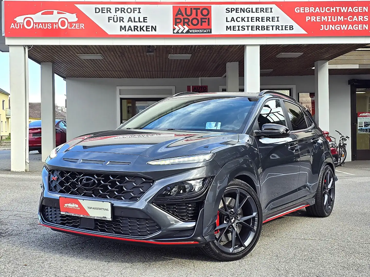 Hyundai KONA Kona 2.0 T-GDI N 2WD *LED, AHK, ACC, Head-Up* Silber - 1