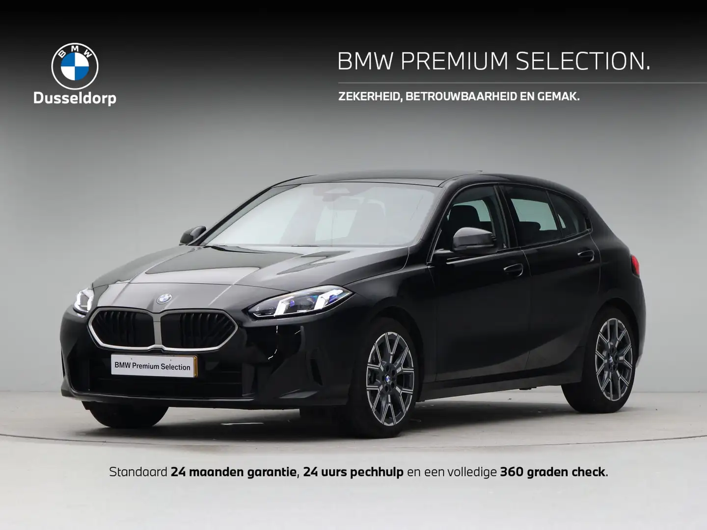 BMW 120 1 Serie Noir - 1