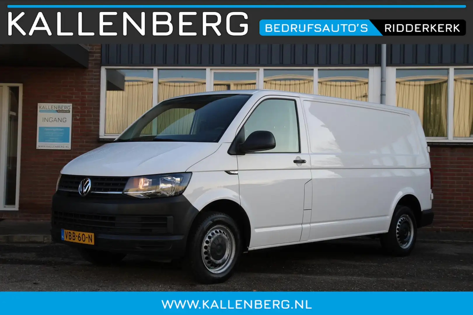 Volkswagen Transporter 2.0 TDI 102PK L2H1 Trekhaak / Cruise / Navi Blanc - 1