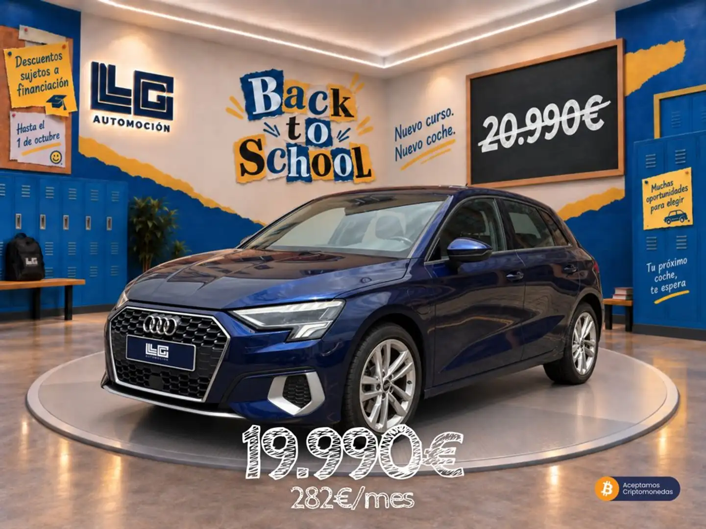 Audi A3 Sportback 40 TFSIe S line S tronic Azul - 1