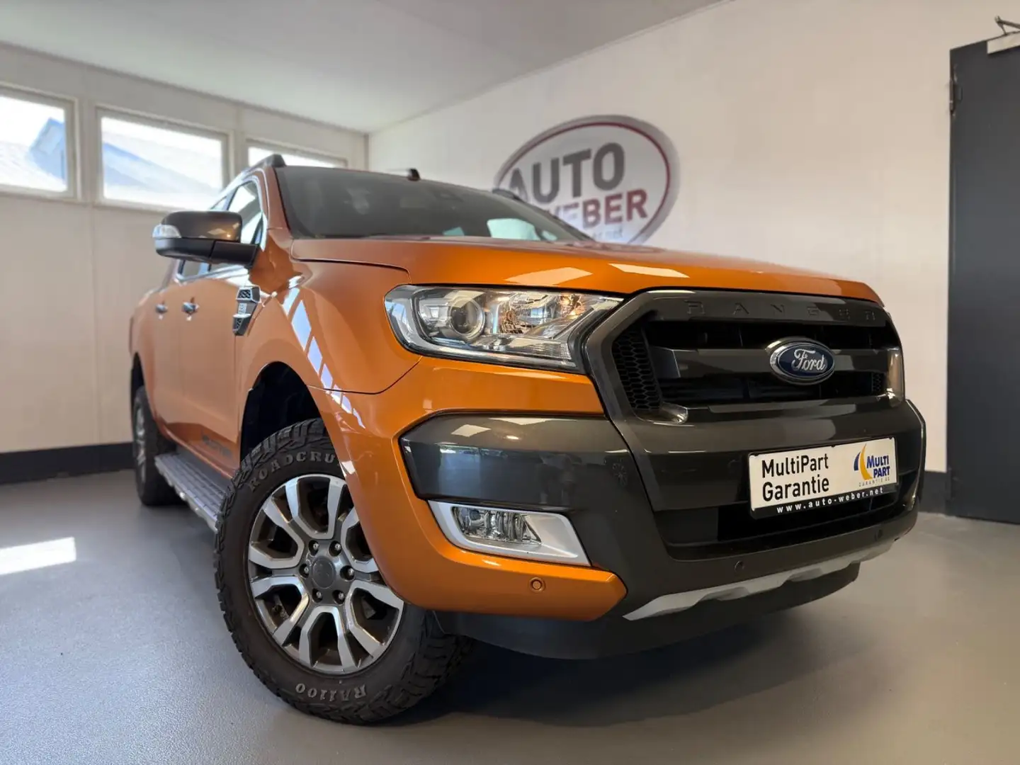 Ford Ranger RANGER WILDTRAK 3.2 TDCI DOKA LEDER*NAVI*AHK*4x4 Orange - 1