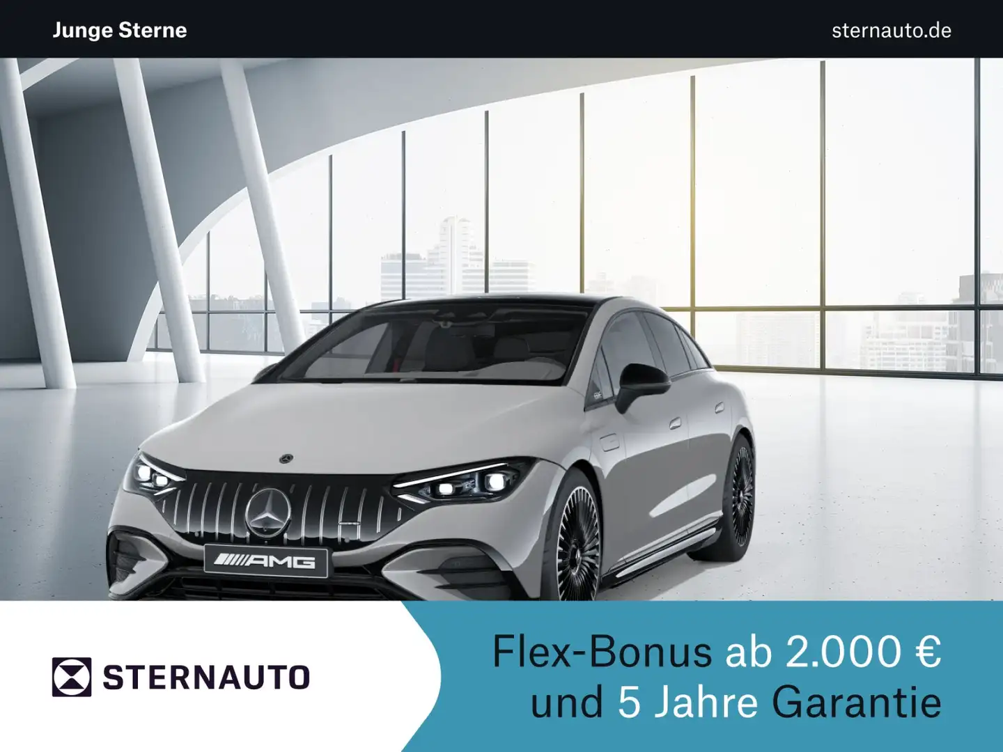 Mercedes-Benz EQE 43 EQE 43 4M Airmatic Massage Sitzklima AMG Line Navi Grau - 1