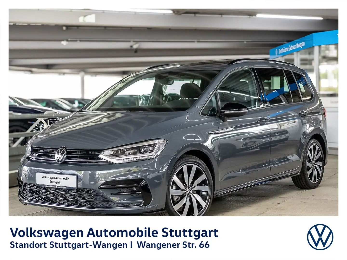Volkswagen Touran Highline 2.0 TDI DSG Navi LED Kamera Pano Grau - 1