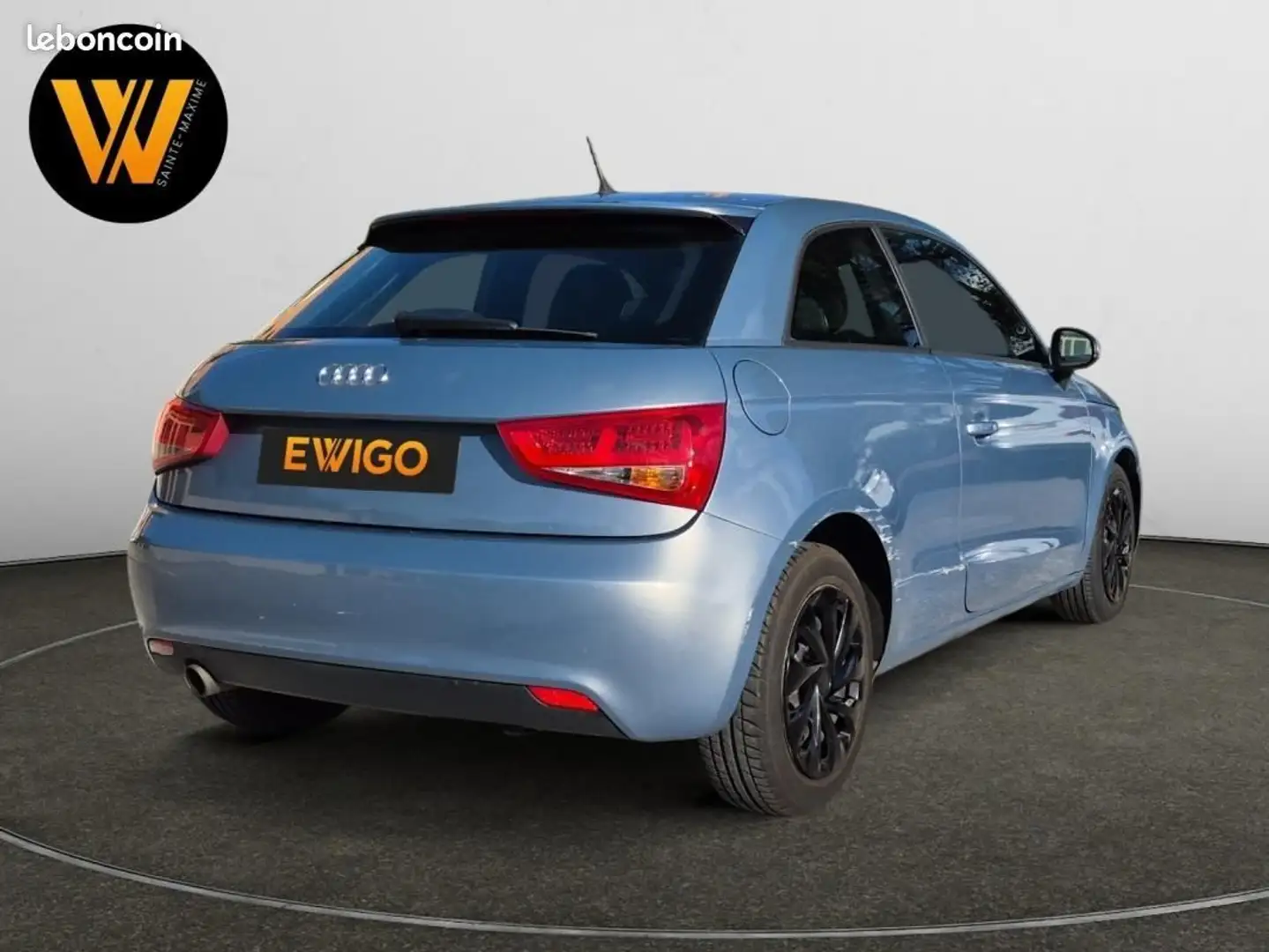Audi A1 1.6 TDI 90 S-LINE REVISION 120000klm FAITE PNEUS NEUFS Bleu - 2