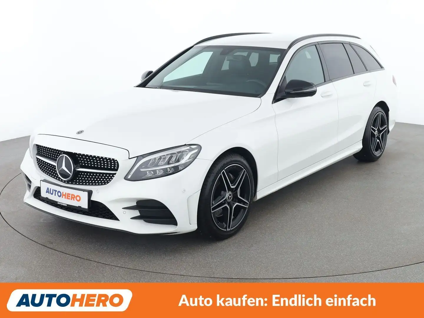 Mercedes-Benz C 200 C 200 d T AMG Line Weiß - 1