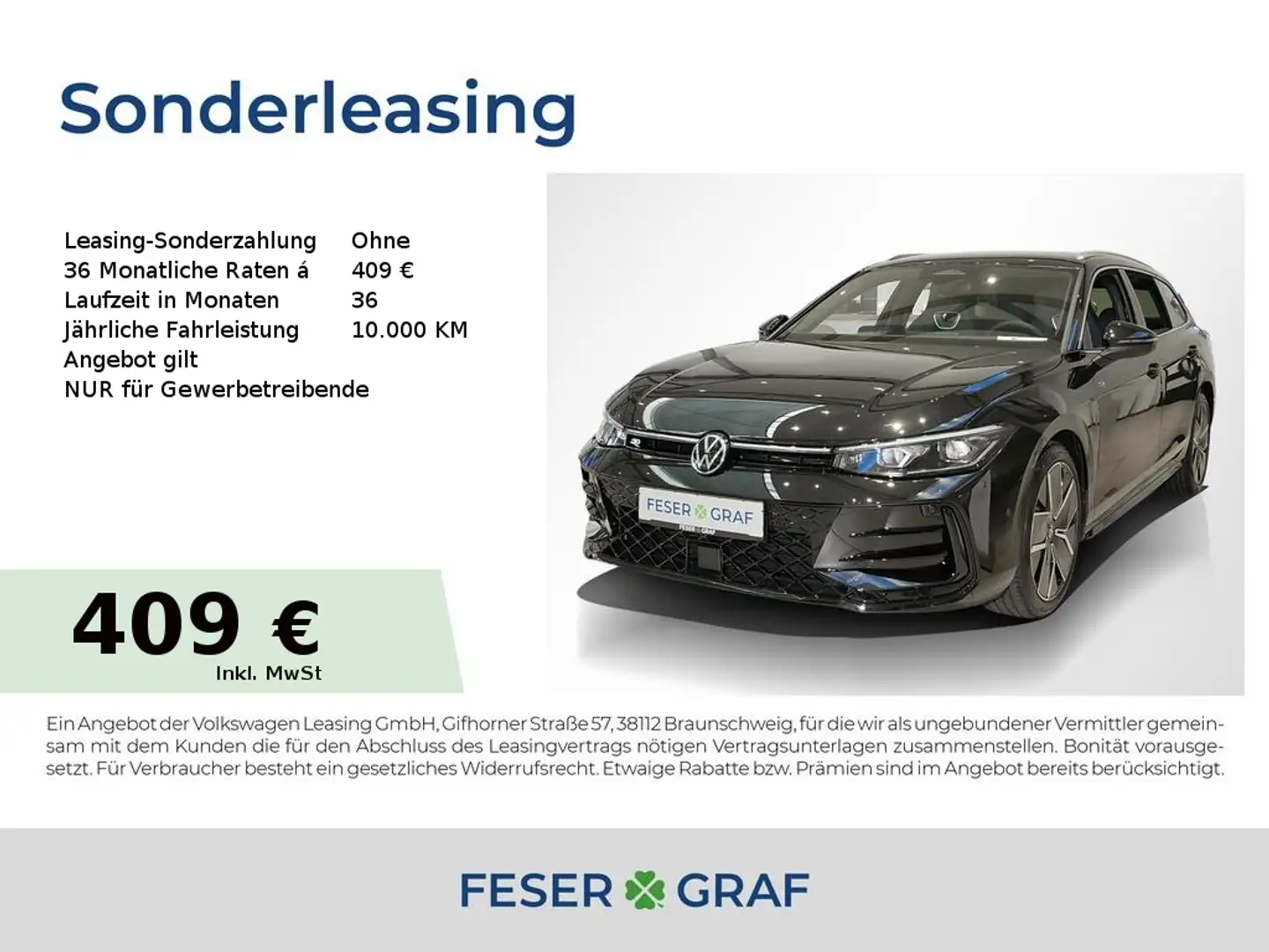 Volkswagen Passat R-Line 2,0 l TDI 150 PS DSG Schwarz - 1