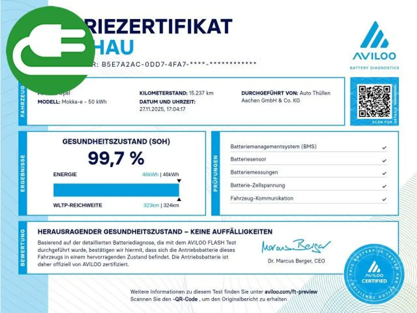 Opel Mokka-E Mokka Electric Elegance Bluetooth Navi LED Klima Weiß - 2