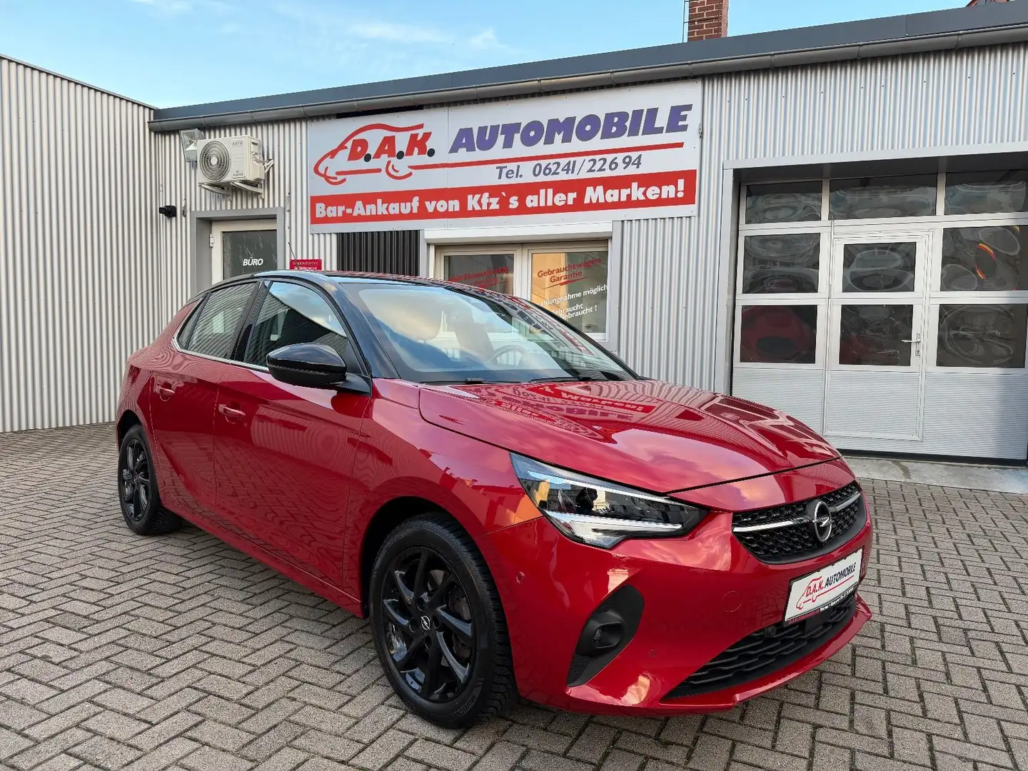 Opel Corsa F Elegance 2.Hand+44TKM+R.Kam+Totwinkel Rot - 1