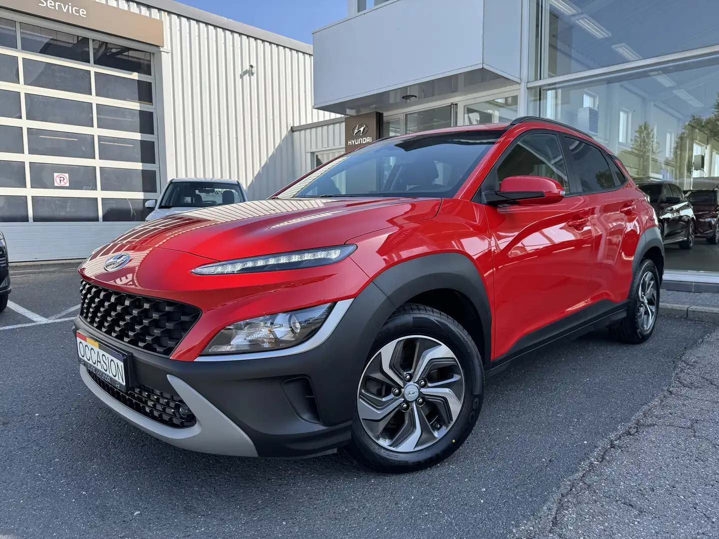 Hyundai KONA Kona HEV 1.6 GDi Techno/GARANTIE 11/2026/LIBRAMONT Rouge - 1