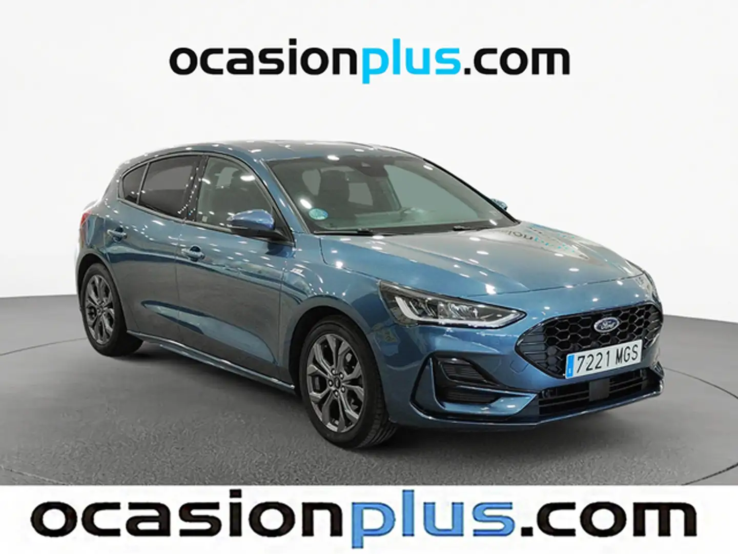Ford Focus 1.0 Ecoboost MHEV ST-Line 155 Bleu - 2