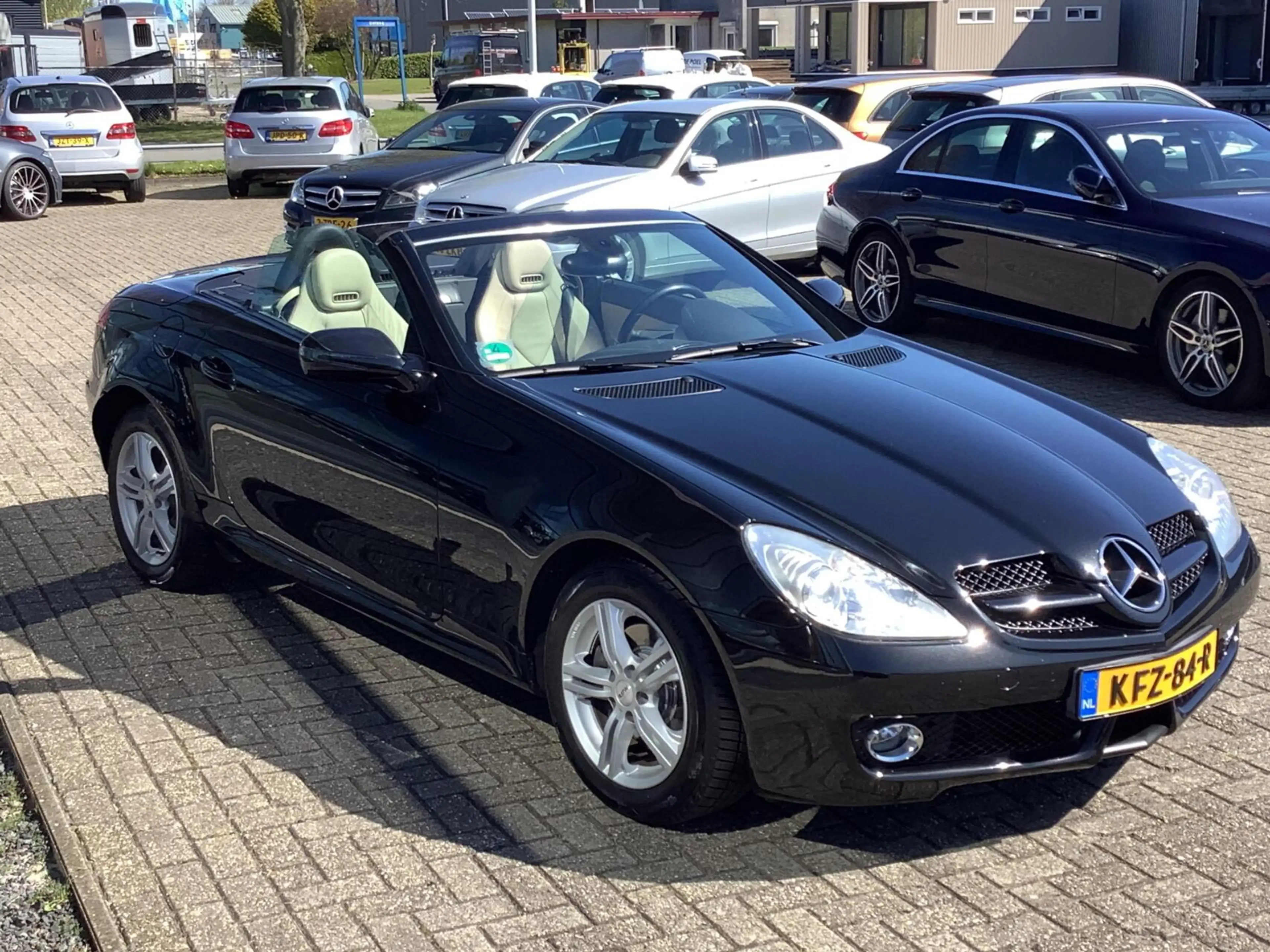 Mercedes-Benz SLK 200 K. Prestige nekverwarming, lederen bekleding, face — photo 9