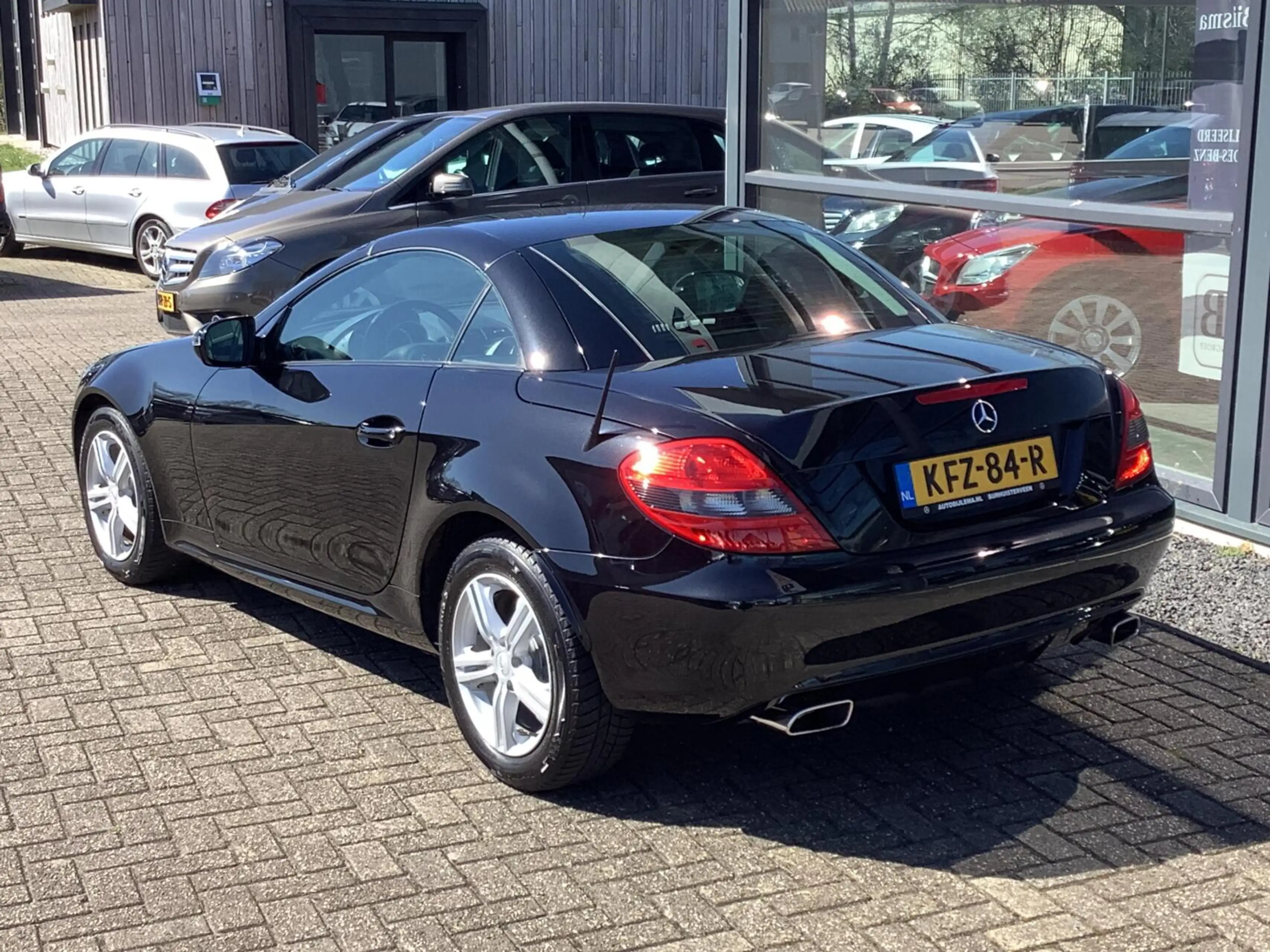 Mercedes-Benz SLK 200 K. Prestige nekverwarming, lederen bekleding, face — photo 4