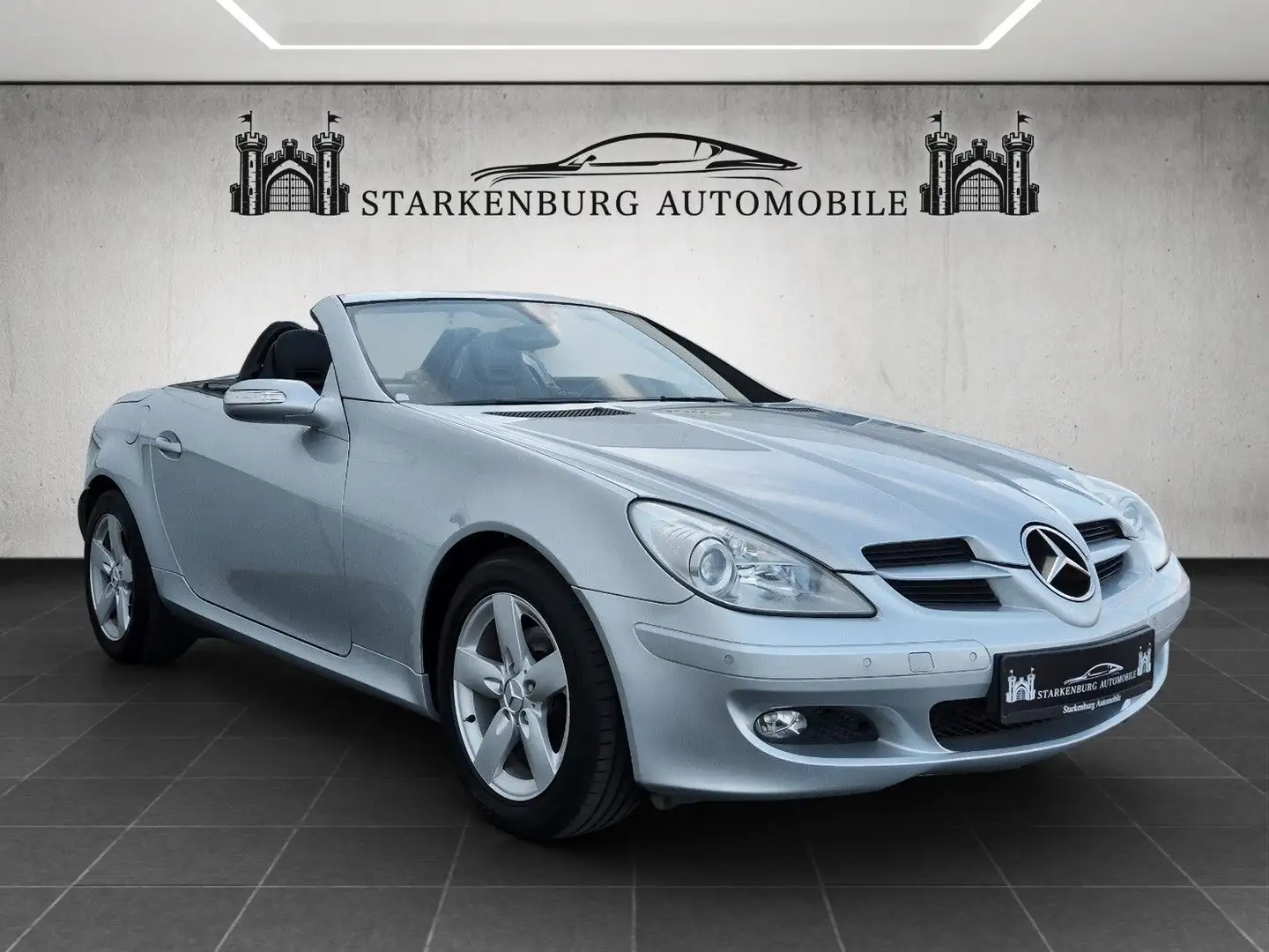 Mercedes-Benz SLK 200 Kompressor/Automatik/Volleder/72Tkm Silber - 1