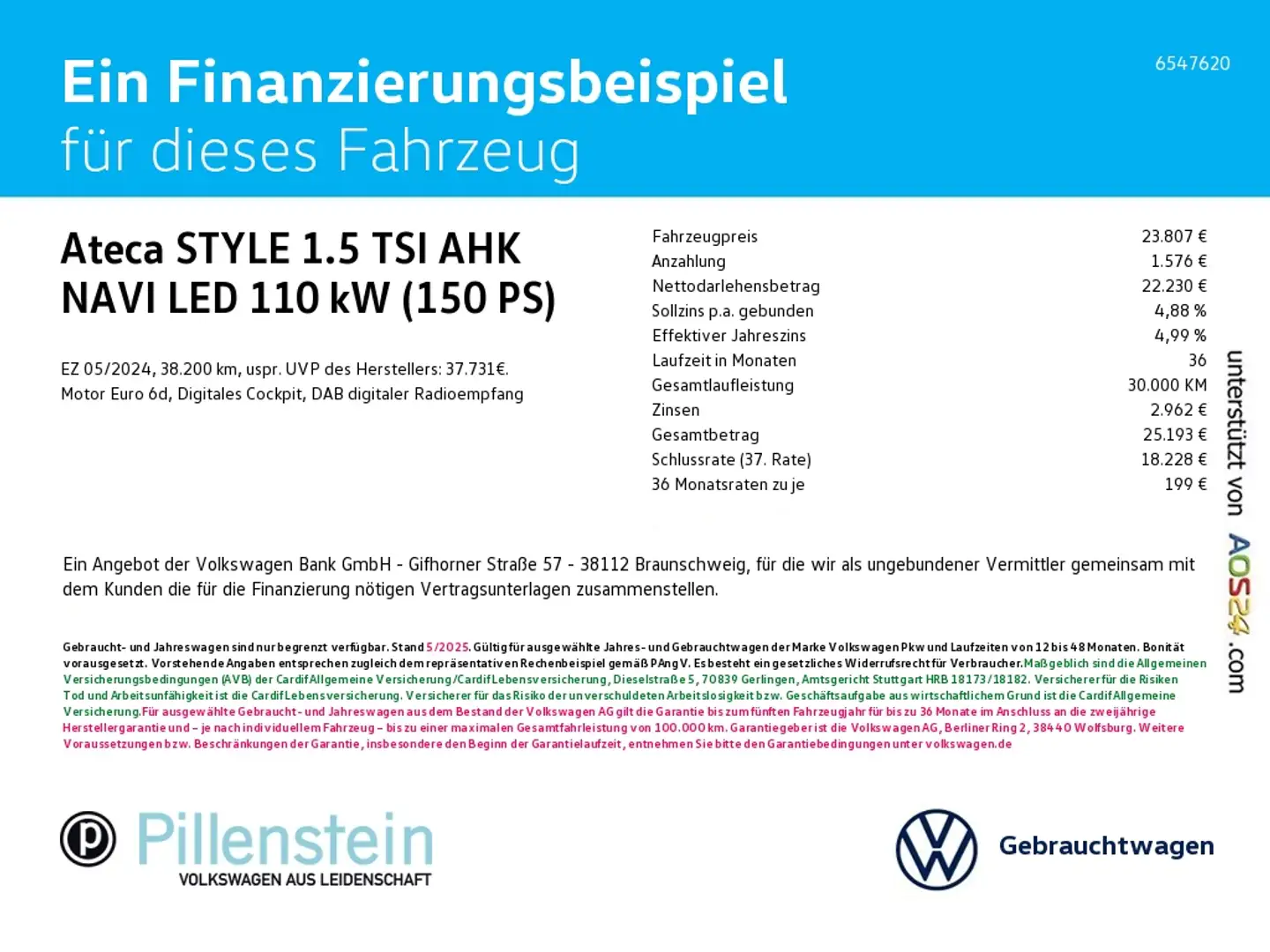 SEAT Ateca STYLE 1.5 TSI AHK NAVI LED SHZ PDC Argent - 2