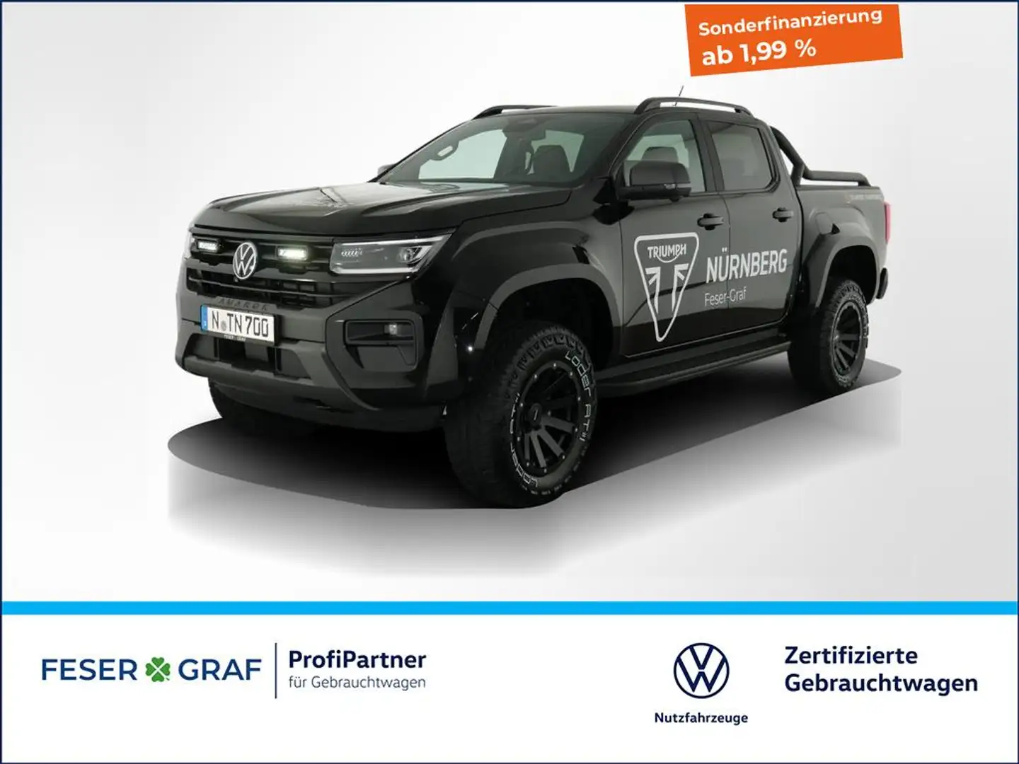 Volkswagen Amarok 3.0 TDI PanAmericana 4x4 Triumph-Edition Nero - 1