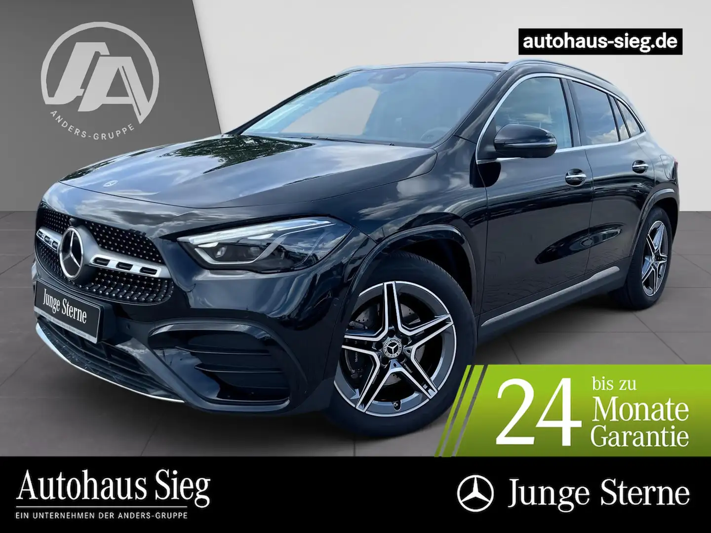 Mercedes-Benz GLA 200 d AMG PREMIUM PLUS+Pano+Distr+Key+SOUND Schwarz - 1