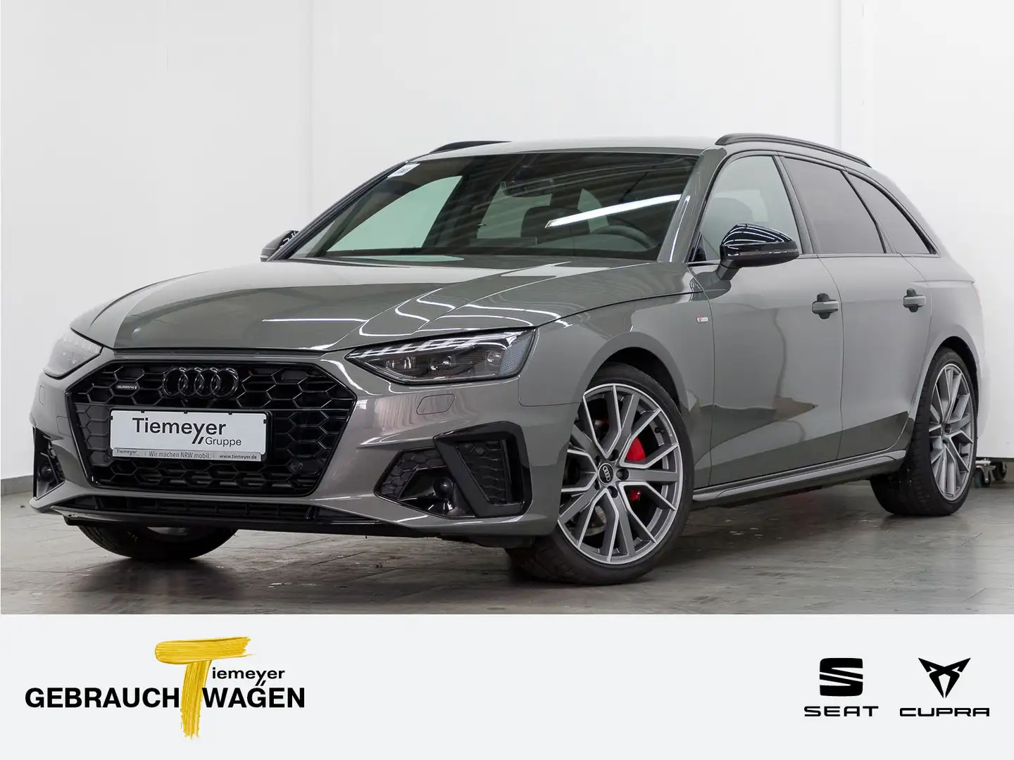 Audi A4 40 TFSI Q 2x S LINE LM19 KAMERA NAVI+ V Grau - 1