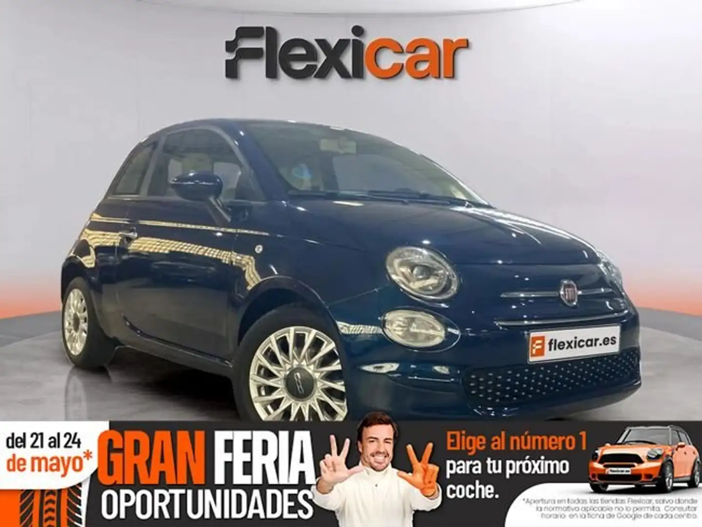 Fiat 500 Lounge 1.0 6v GSE 52KW (70 CV) Azul - 1