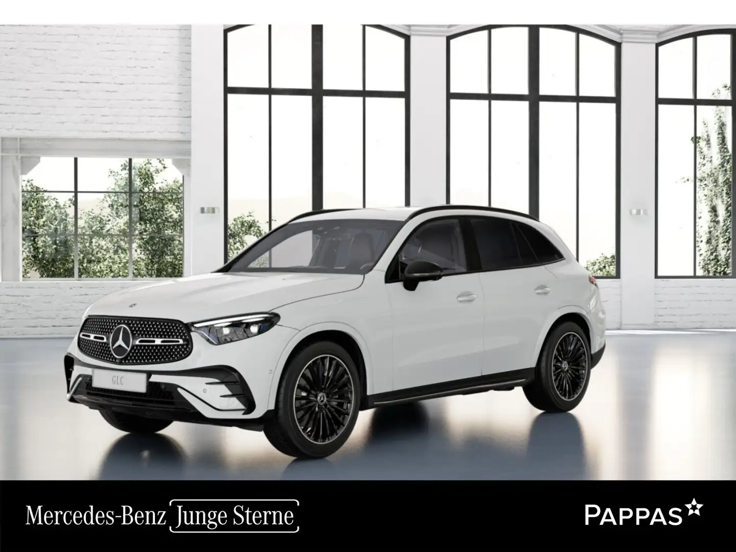 Mercedes-Benz GLC 220 d 4MATIC LED Cam Totw Distr Keyl PTS SHZ Weiß - 1