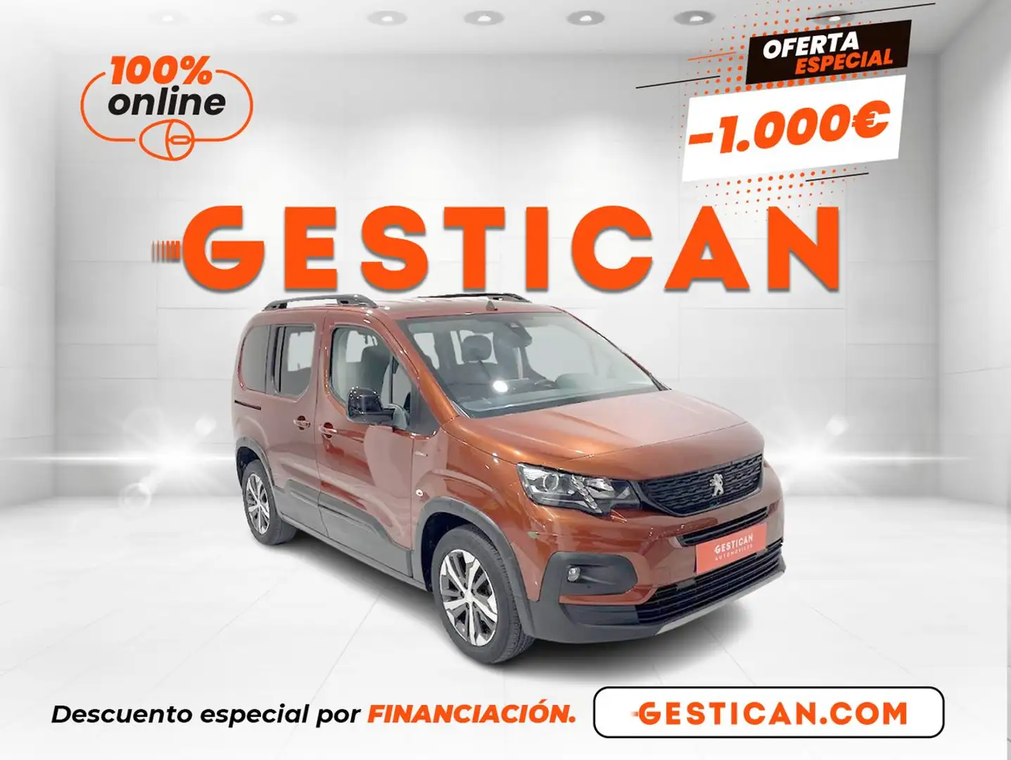 Peugeot Rifter 1.2 PureTech S&S Long Active 110 Orange - 1