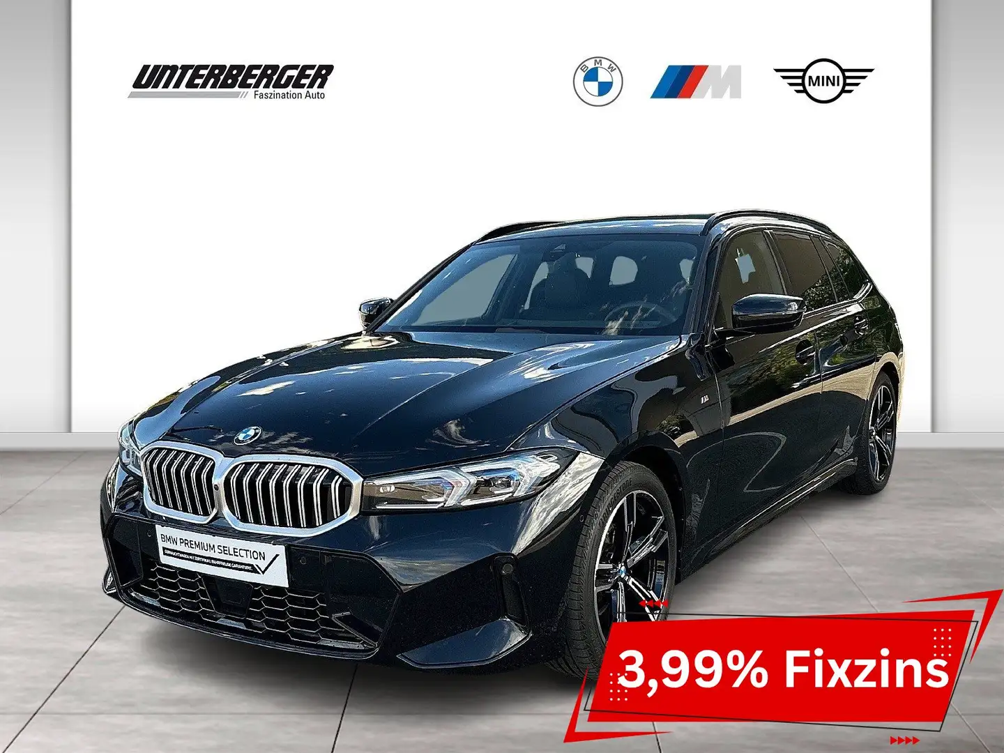 BMW 320 d xDrive M Sportpaket // DAB-Tuner // Anhängerkupp Schwarz - 1